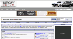 Desktop Screenshot of mercuryforum.com